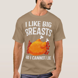 Ik hou van grote borsten en ik hul. t-shirt