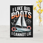 Ik Hou van Grote Botens, Ik Kan Niet Liegen - Grap Kaart (Gele Bloem)