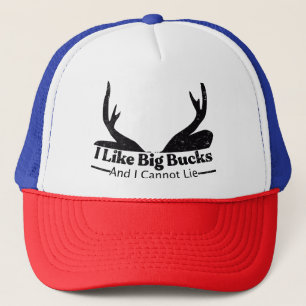 ik hou van grote bucks en ik kan niet liegen trucker pet