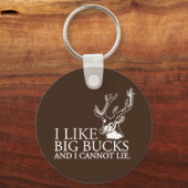 Ik hou van grote dollars en ik kan geen grappige s sleutelhanger (Voorkant)