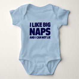 Ik hou van grote dutjes en ik kan niet liegen romper