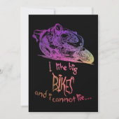 Ik hou van grote fietsen en ik kan niet liegen, Ma Feestdagenkaart (Voorkant)