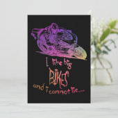 Ik hou van grote fietsen en ik kan niet liegen, Ma Feestdagenkaart (Staand voorkant)