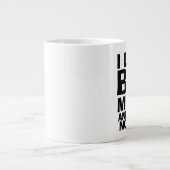 Ik hou van grote Mokken Funny Coffee Mok (Voorkant)