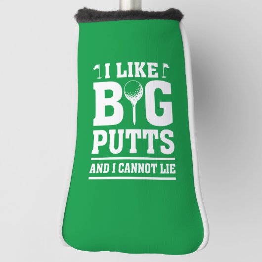 Ik hou van grote putten en ik kan niet liegen golfheadcover (Draai 90)