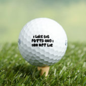 Ik Hou van Grote Slagen Golfballen - Grappige Golf (Insitu Shirt)