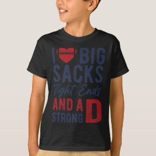 Ik hou van grote stapels, een stevige D grappige F T-shirt