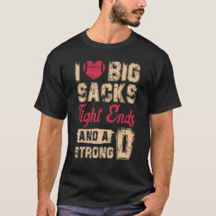 Ik hou van grote stapels, een stevige D grappige F T-shirt