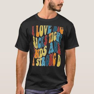Ik hou van grote stapels en een sterke D-roei T-shirt