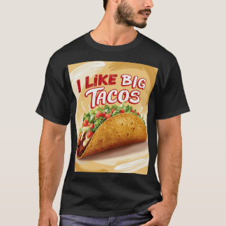 Ik hou van grote taco's t-shirt