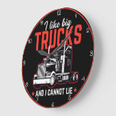 Ik hou van grote vrachtwagens" Humorous Grote Klok (Hoek)
