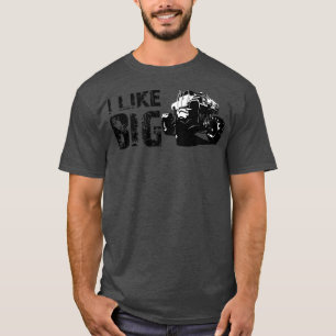 Ik hou van grote vrachtwagens  t-shirt
