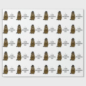 Ik hou van Groundhog Day Cadeaupapier (Vlak)