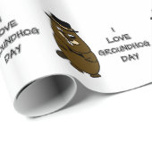 Ik hou van Groundhog Day Cadeaupapier (Rol Hoek)