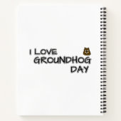 Ik hou van Groundhog Day Notitieboek (Achterkant)