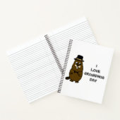 Ik hou van Groundhog Day Notitieboek (Binnen)
