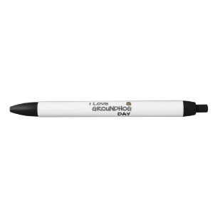 Ik hou van Groundhog Day Zwarte Inkt Pen