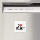 Ik hou van Grunge Magneet (Insitu (Vaatwasser))