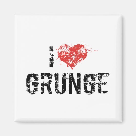 Ik hou van Grunge Magneet (Voorkant)
