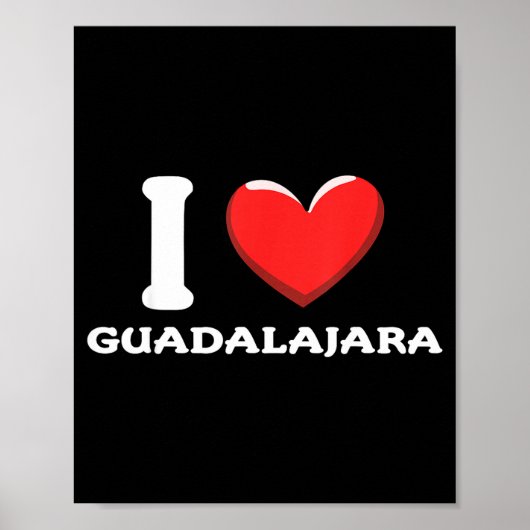 Ik hou van Guadalajara Mexico _1 Poster (Voorkant)