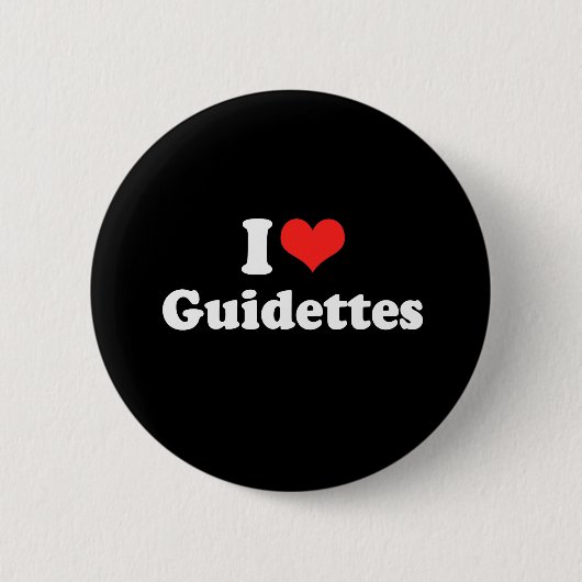 Ik hou van Guidettes Ronde Button 5,7 Cm (Voorkant)