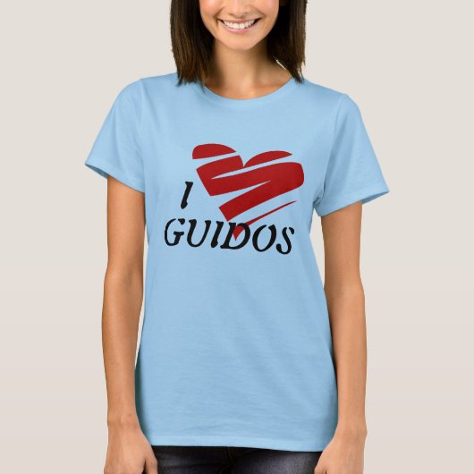 Ik hou van Guidos, Shirt, T-shirt (Voorkant)
