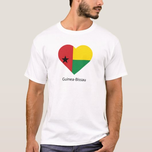 Ik hou van Guinee-Bissau T-shirt (Voorkant)