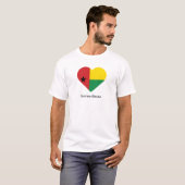 Ik hou van Guinee-Bissau T-shirt (Voorkant volledig)