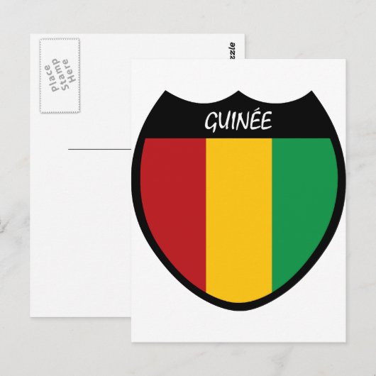 Ik hou van Guinee Briefkaart (Voorkant / Achterkant)