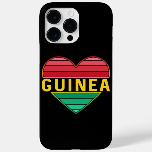 Ik hou van Guinee, Guinee hart Case-Mate iPhone Case (Achterkant)