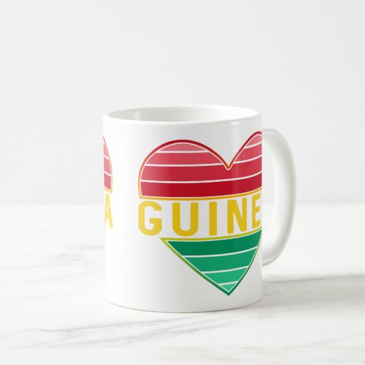 Ik hou van Guinee, Guinee hart Koffiemok (Voorkant rechts)
