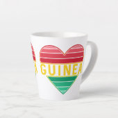 Ik hou van Guinee, Guinee hart Latte Mok (Rechterhoek)