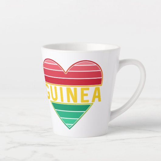 Ik hou van Guinee, Guinee hart Latte Mok (Rechts)