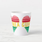 Ik hou van Guinee, Guinee hart Latte Mok (Voorkant)