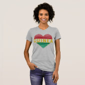 Ik hou van Guinee, Guinee hart T-shirt (Voorkant volledig)