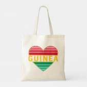 Ik hou van Guinee, Guinee hart Tote Bag (Achterkant)