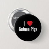 Ik hou van Guinee Pigs Ronde Button 5,7 Cm (Voorkant /achterkant)