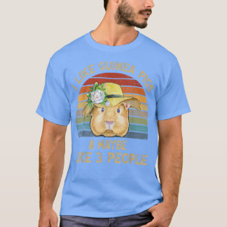 Ik hou van Guinee-varkens en misschien wel van dri T-shirt