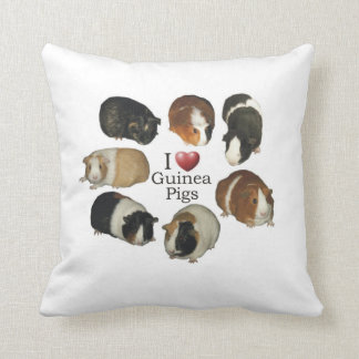 Ik hou van Guinee Varkens Pillow Kussen