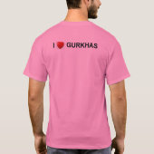 Ik hou van Gurkhas t-shirt (Achterkant)