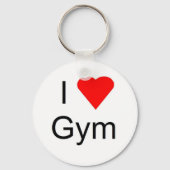 Ik hou van gym sleutelhanger (Voorkant)