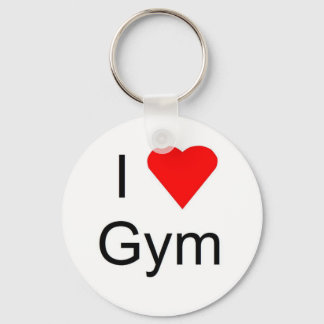 Ik hou van gym sleutelhanger