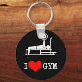 Ik hou van GYM Sleutelhanger (Voorkant)