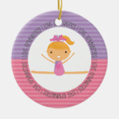 Ik hou van GYMNASTICS kerstversiering Keramisch Ornament (Voorkant)