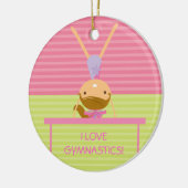 Ik hou van GYMNASTICS kerstversiering Keramisch Ornament (Links)