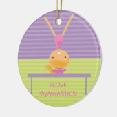Ik hou van GYMNASTICS kerstversiering Keramisch Ornament (Links)