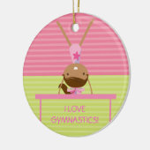 Ik hou van GYMNASTICS kerstversiering Keramisch Ornament (Links)