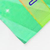 "Ik hou van GYMNASTICS" met Gymnast op Beam Fleece Deken (Hoek)