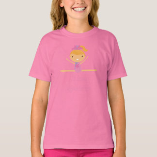 Ik hou van gymnastiek die het t-shirt van schattig