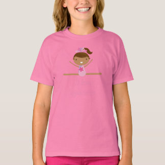 Ik hou van gymnastiek die het t-shirt van schattig